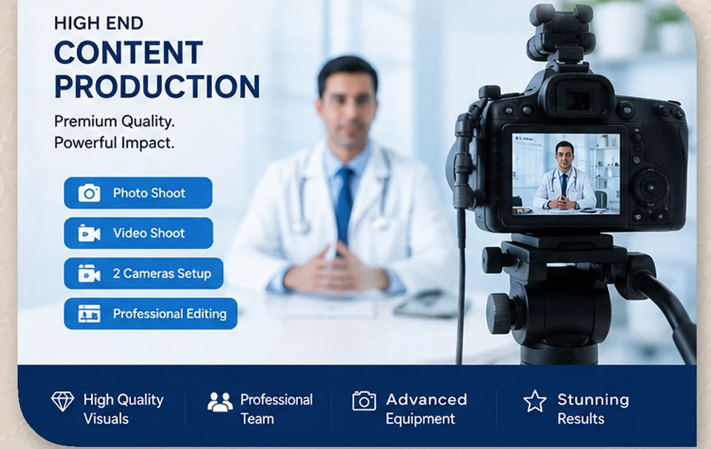 High-end healthcare content production by Oreol Promotions