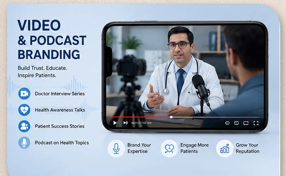 Doctor video & podcast branding by Oreol Promotions