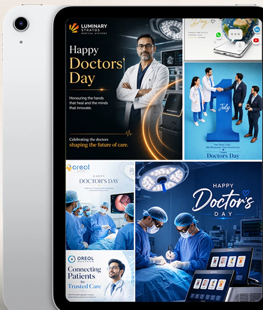 Healthcare social media creatives